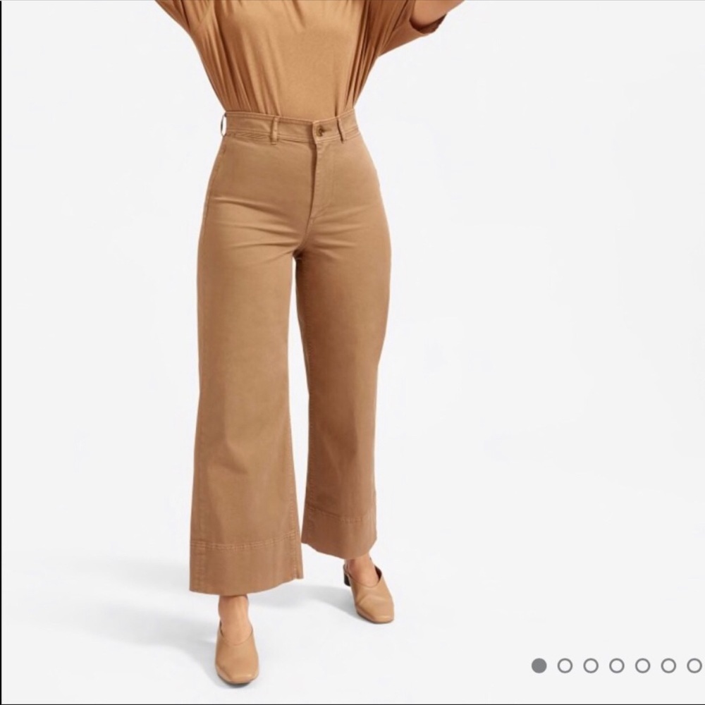 Everlane Lightweight Wide Leg Crop Chino